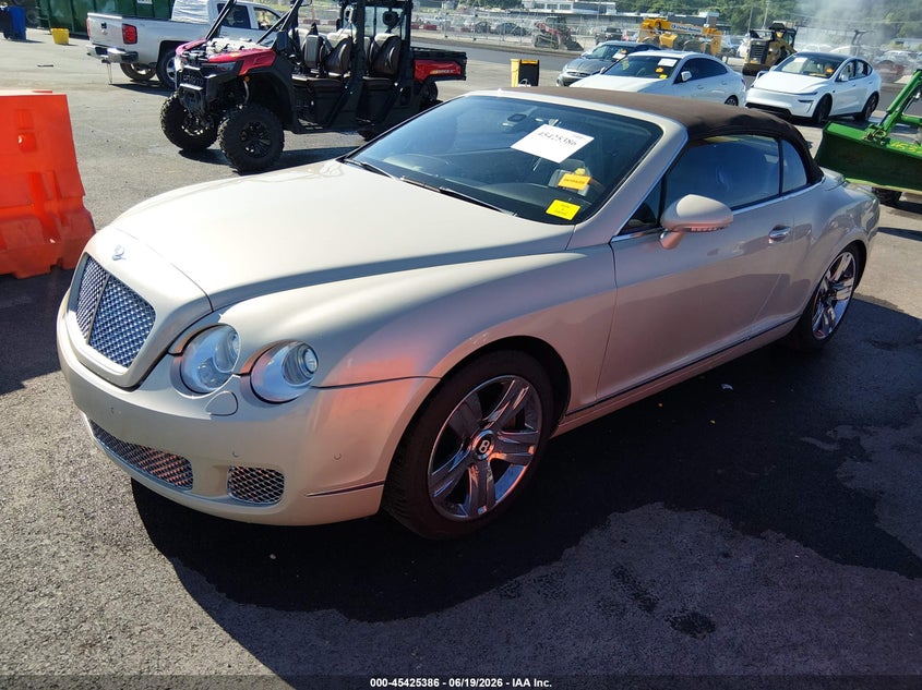 2008 BENTLEY CONTINENTAL GTC auction photo 2