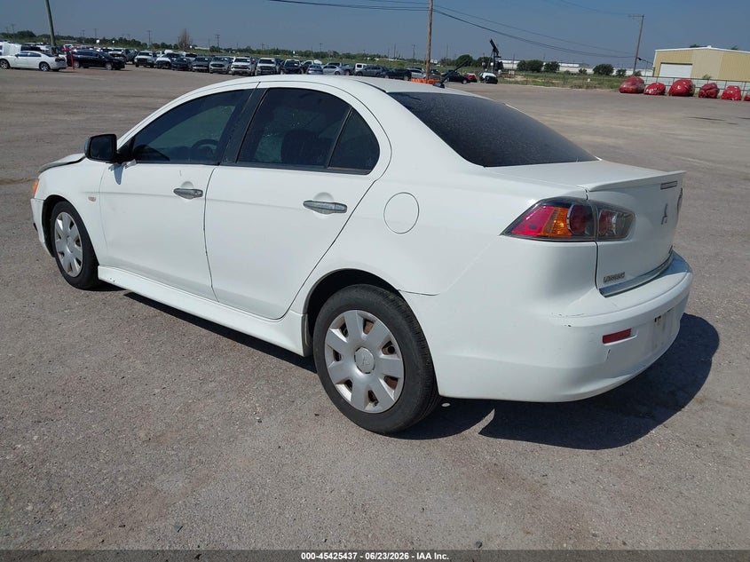 Vin: ja32u2fuxbu038588, lot: 45923492, mitsubishi lancer es 20113