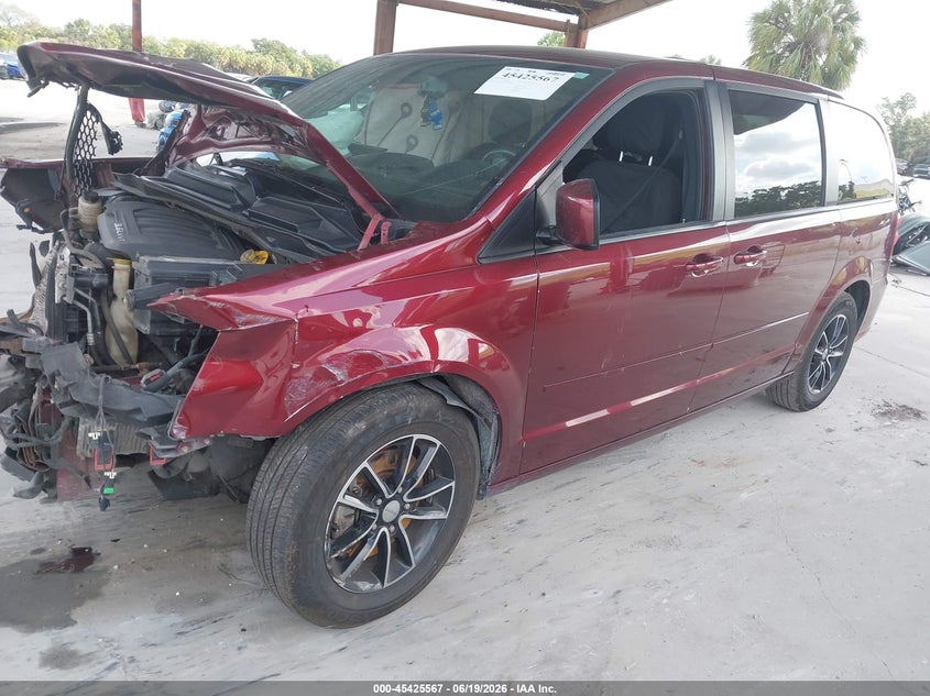 Vin: 2c4rdgbgxhr600007, lot: 45923621, dodge grand caravan se plus 20172