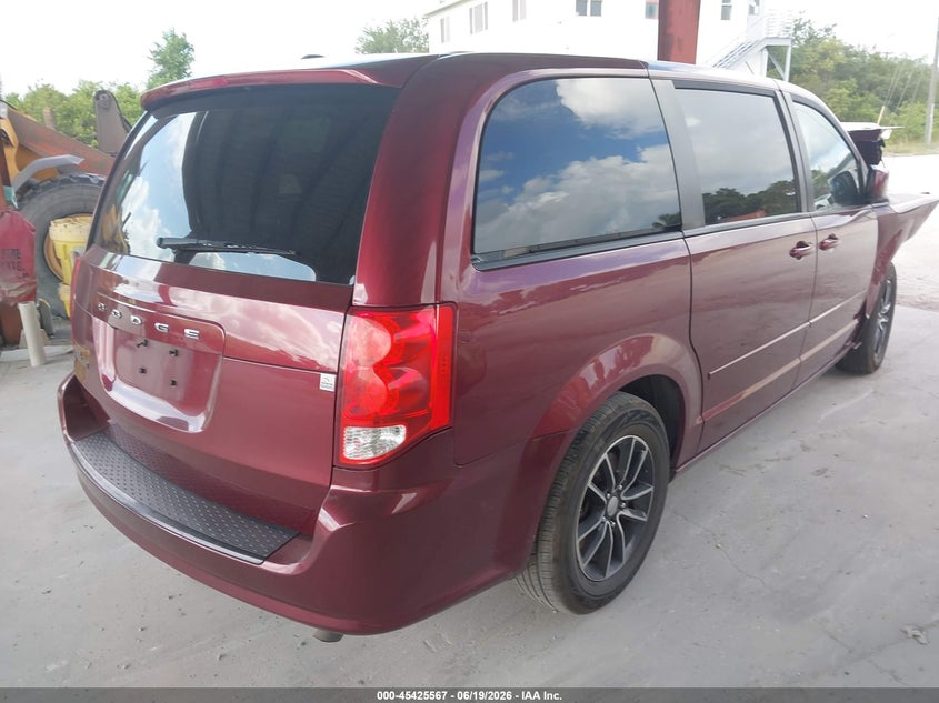 Vin: 2c4rdgbgxhr600007, lot: 45923621, dodge grand caravan se plus 20174
