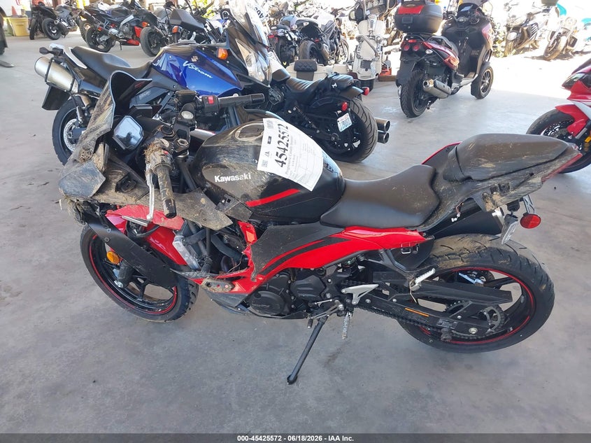 2025 Kawasaki Ex500 A/B VIN: ML5EXGJ16SDA57670 Lot: 45425572