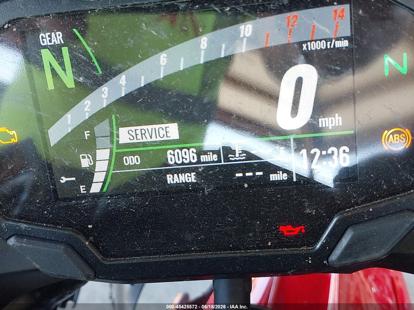 2025 Kawasaki Ex500 A/B VIN: ML5EXGJ16SDA57670 Lot: 45425572