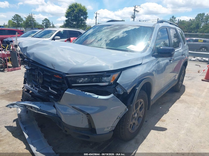 Vin: 5fnyg1h68pb026869, lot: 45923700, honda pilot awd trailsport 20232