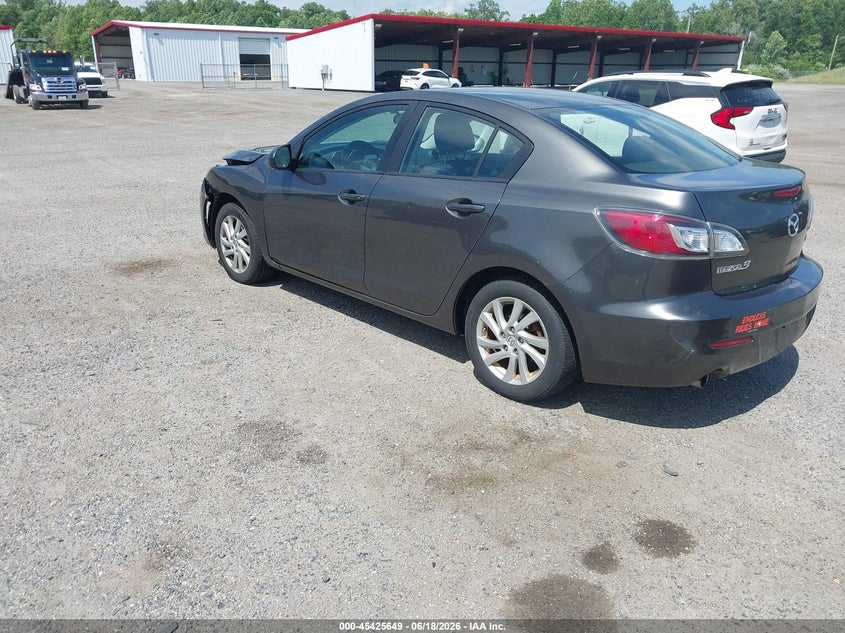 Vin: jm1bl1v81c1591281, lot: 45923704, mazda mazda3 i touring 20123