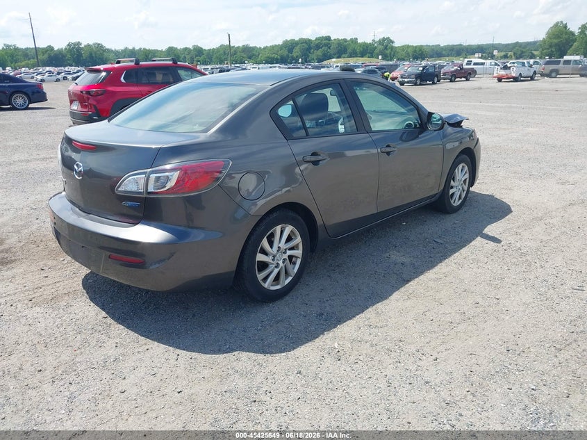 Vin: jm1bl1v81c1591281, lot: 45923704, mazda mazda3 i touring 20124