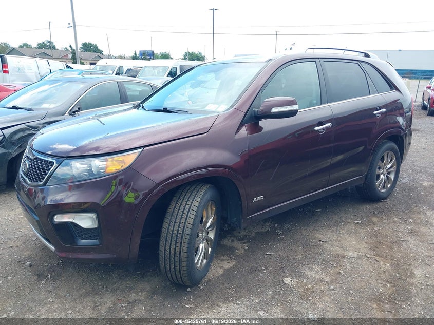 Vin: 5xykwda23dg341861, lot: 45923816, kia sorento sx v6 20132