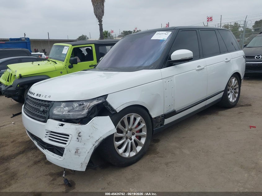2016 Land Rover Range Rover 5.0l V8 Supercharged SALGS2EF2GA307877 photo 1