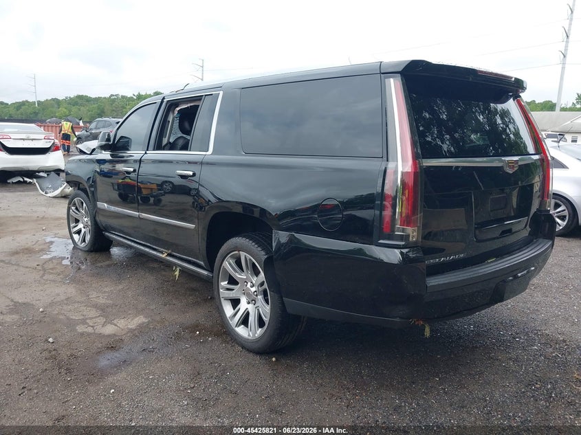 Vin: 1gys4jkj9hr400102, lot: 45923876, cadillac escalade esv premium luxury 20173