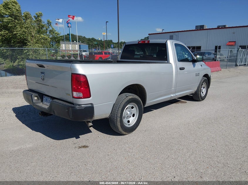 Vin: 3c6jr6dg7hg764706, lot: 45923943, ram 1500 tradesman  4x2 8' box 20174