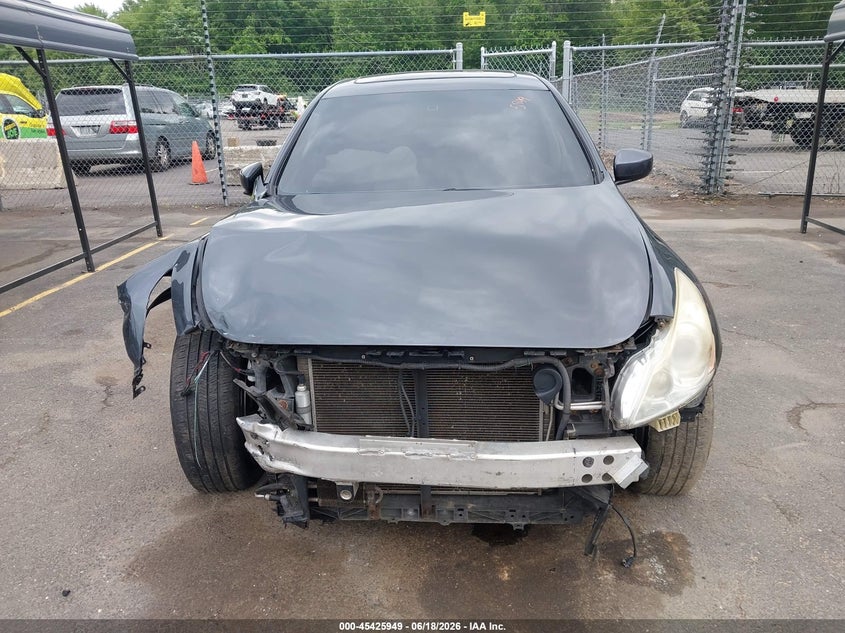 2012 INFINITI G SEDAN 3.7L V-6 DOHC, VVT, 328HP