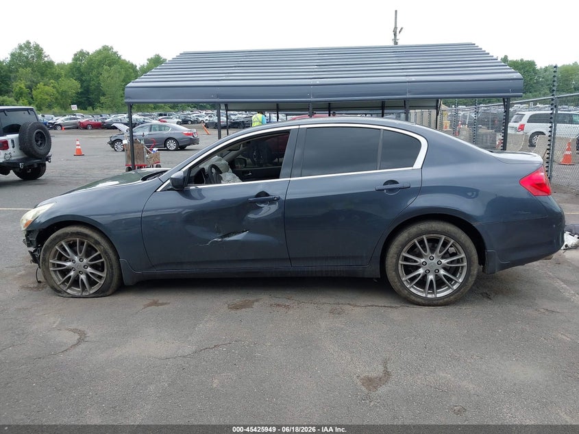 2012 INFINITI G SEDAN 3.7L V-6 DOHC, VVT, 328HP