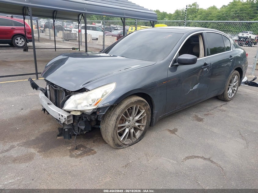 2012 INFINITI G SEDAN 3.7L V-6 DOHC, VVT, 328HP