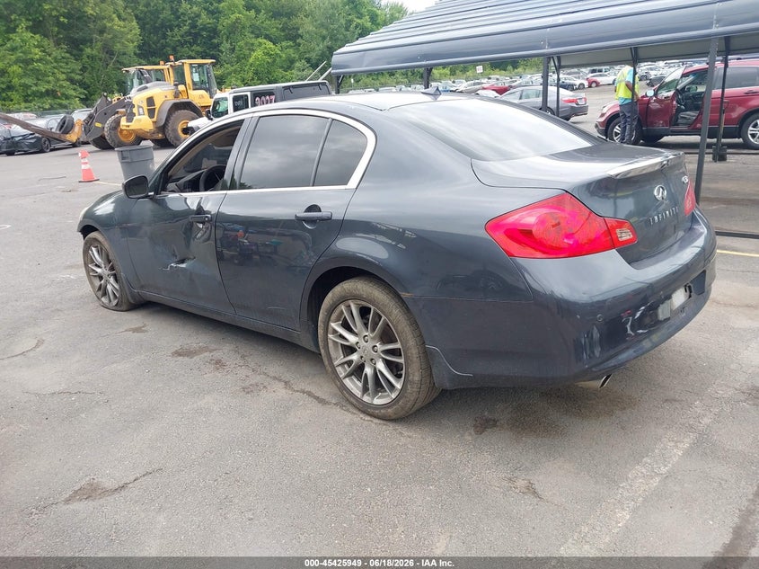 2012 INFINITI G SEDAN 3.7L V-6 DOHC, VVT, 328HP