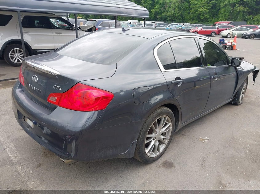 2012 INFINITI G SEDAN 3.7L V-6 DOHC, VVT, 328HP