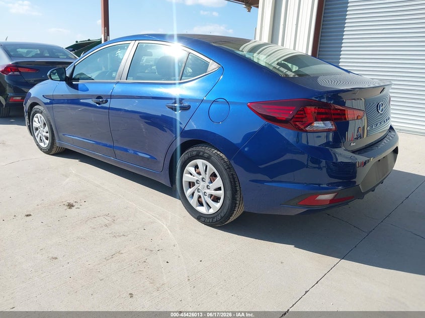 2020 HYUNDAI ELANTRA auction photo 3