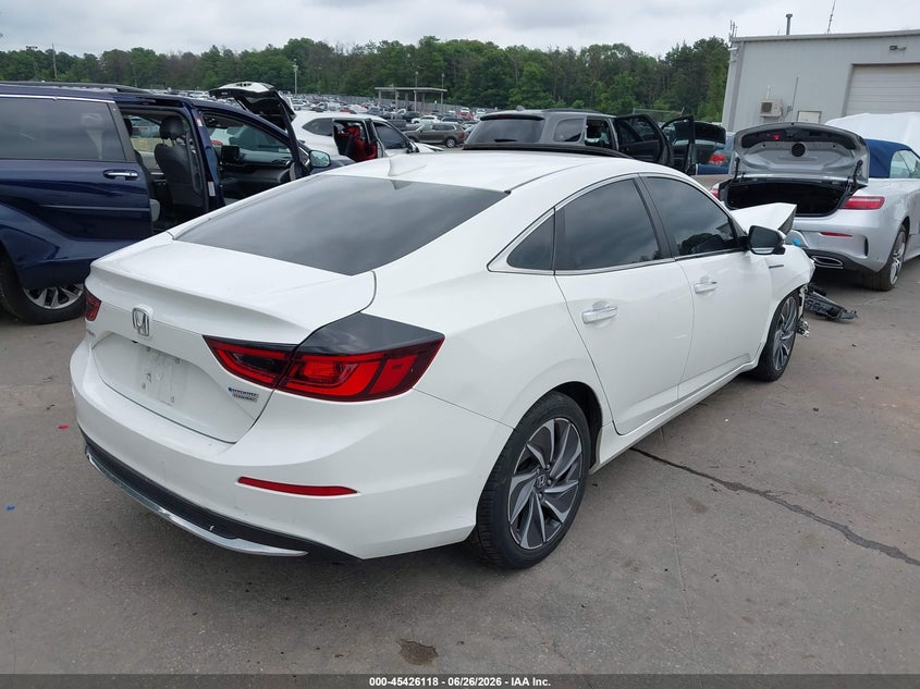 Vin: 19xze4f94ke007579, lot: 45924173, honda insight touring 20194