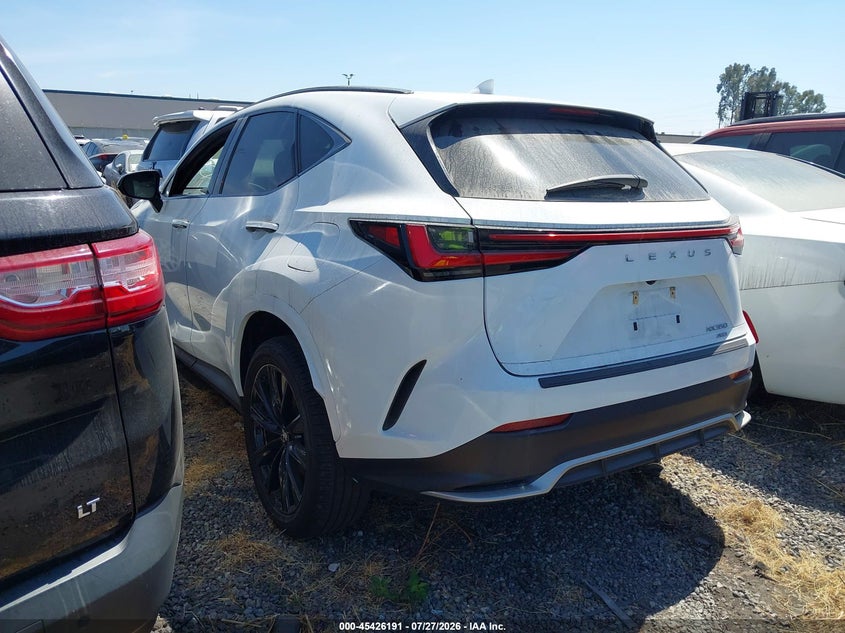 Vin: 2t2kgcez6rc041485, lot: 45924246, lexus nx 350 f sport handling 20243