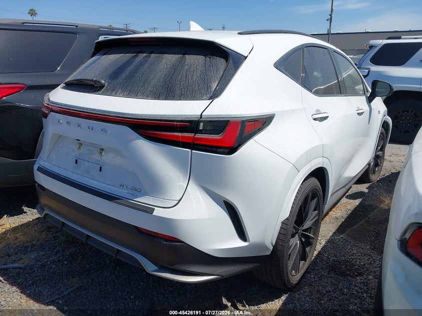 Vin: 2t2kgcez6rc041485, lot: 45924246, lexus nx 350 f sport handling 20244
