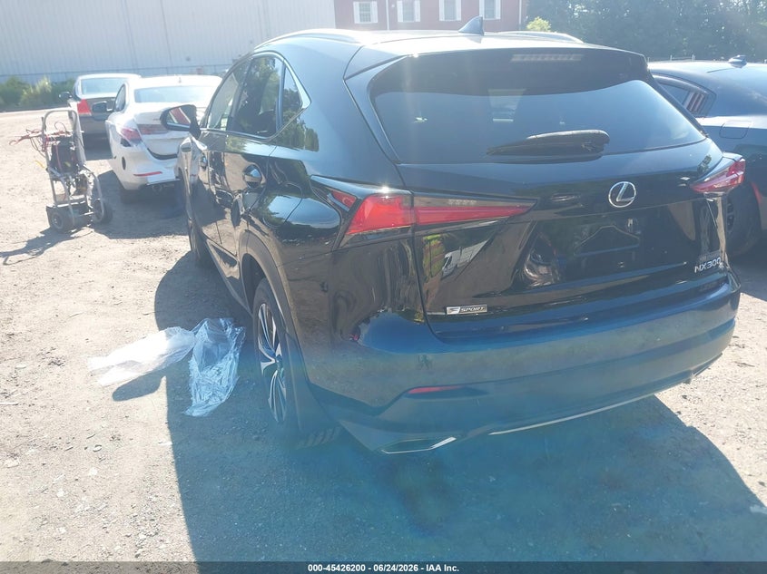 Vin: jtjbarbzxk2189802, lot: 45924256, lexus nx 300 f sport 20193