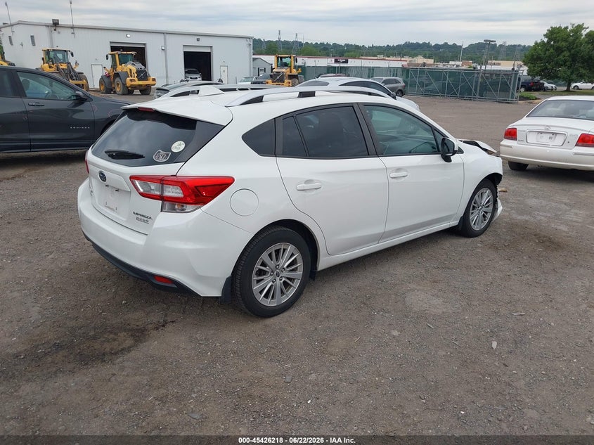 Vin: 4s3gtab60h3725816, lot: 45924273, subaru impreza 2.0i premium 20174