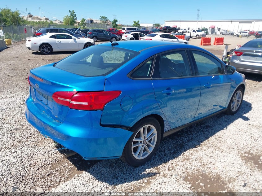 Vin: 1fadp3f26fl213670, lot: 45924341, ford focus se 20154