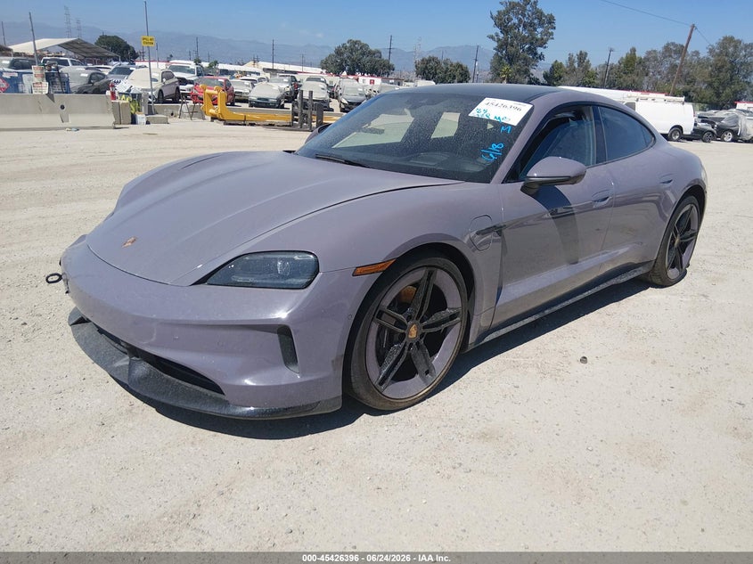 Vin: wp0aa2y11ssa08662, lot: 45924451, porsche taycan 4 20252