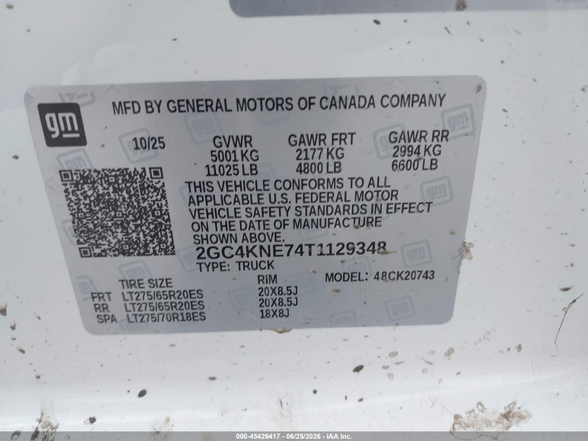2026 CHEVROLET SILVERADO 2500 HD auction photo 8
