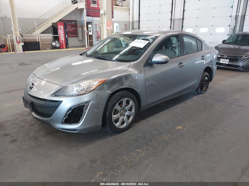 Vin: jm1bl1uf5b1389574, lot: 45924483, mazda mazda3 i sport 20112
