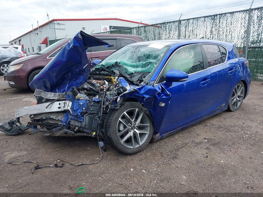 Vin: jthkd5bh6e2209055, lot: 45924499, lexus ct 200h 20142