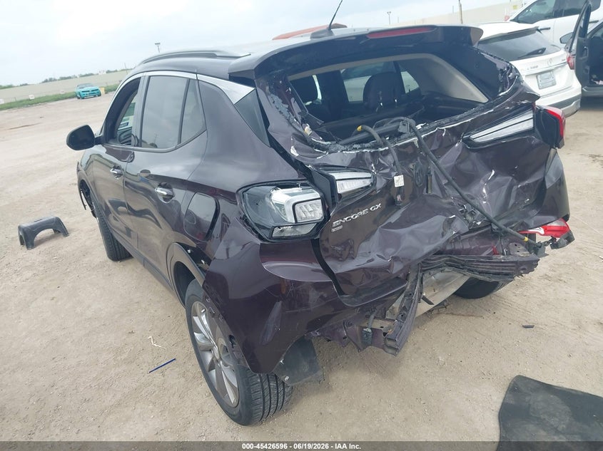 Vin: kl4mmgsl7mb150777, lot: 45924651, buick encore gx awd essence 20213