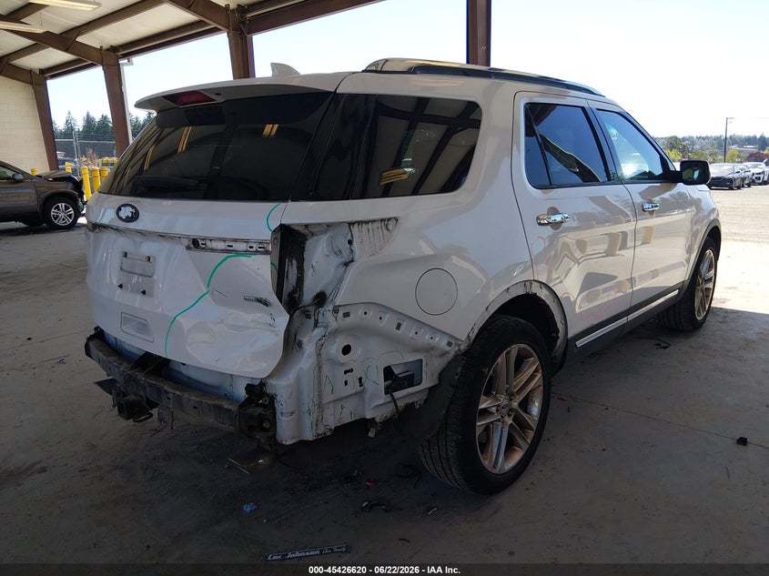 Vin: 1fm5k8f81ggd06651, lot: 45924675, ford explorer limited 20164