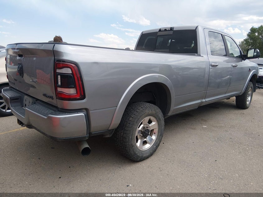 Vin: 3c6ur5kl9lg174202, lot: 45924678, ram 2500 laramie  4x4 8' box 20204