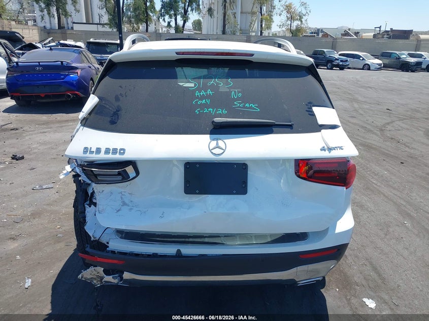 2025 Mercedes-Benz Glb 250 4Matic VIN: W1N4M4HB2SW436747 Lot: 45426666