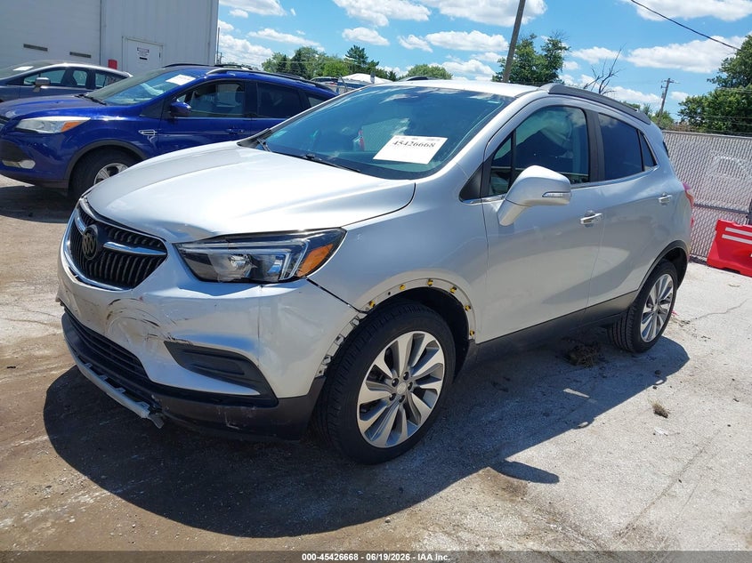 Vin: kl4cjasbxkb963147, lot: 45924723, buick encore fwd preferred 20192