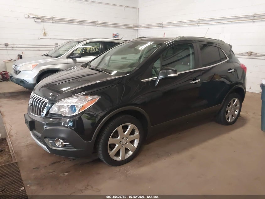 Vin: kl4cjgsb0fb250394, lot: 45924837, buick encore leather 20152