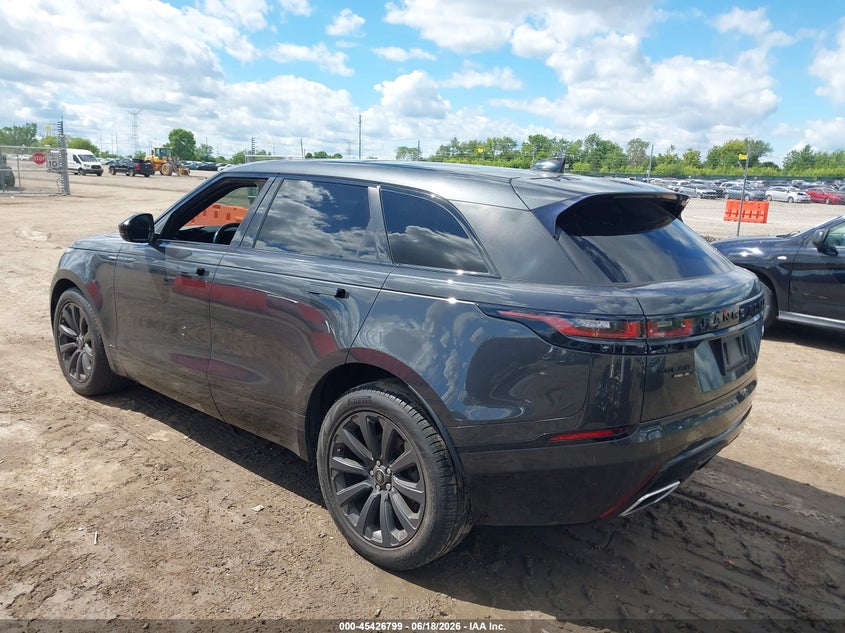 Vin: salyl2rv0ja752127, lot: 45924854, land rover range rover velar p380 se r-dynamic 20183