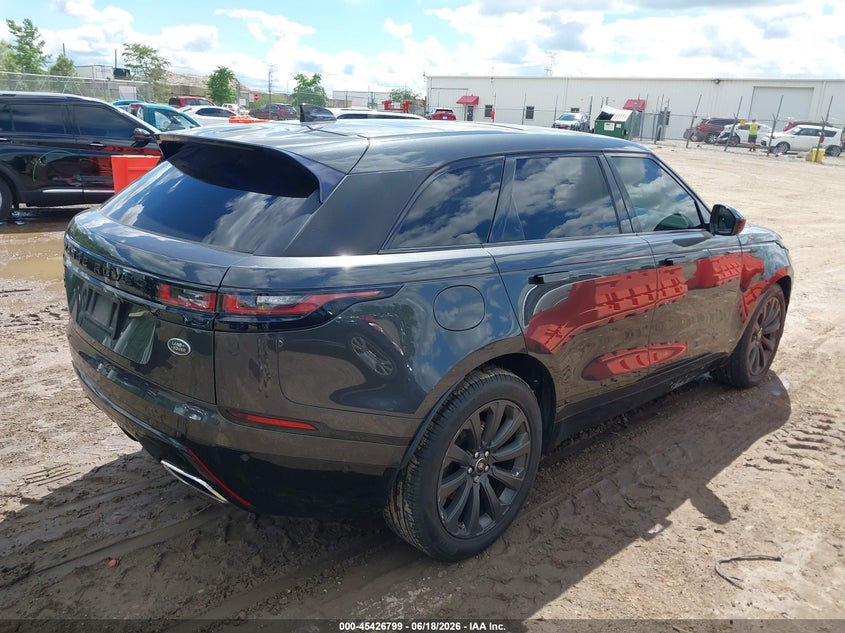 Vin: salyl2rv0ja752127, lot: 45924854, land rover range rover velar p380 se r-dynamic 20184
