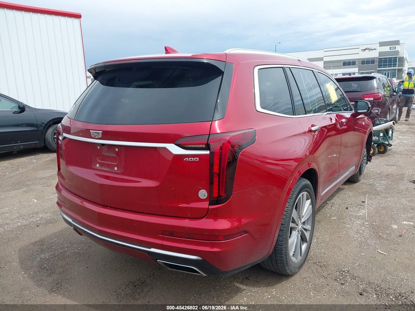 Vin: 1gykpcrs5mz224306, lot: 45924857, cadillac xt6 fwd premium luxury 20214