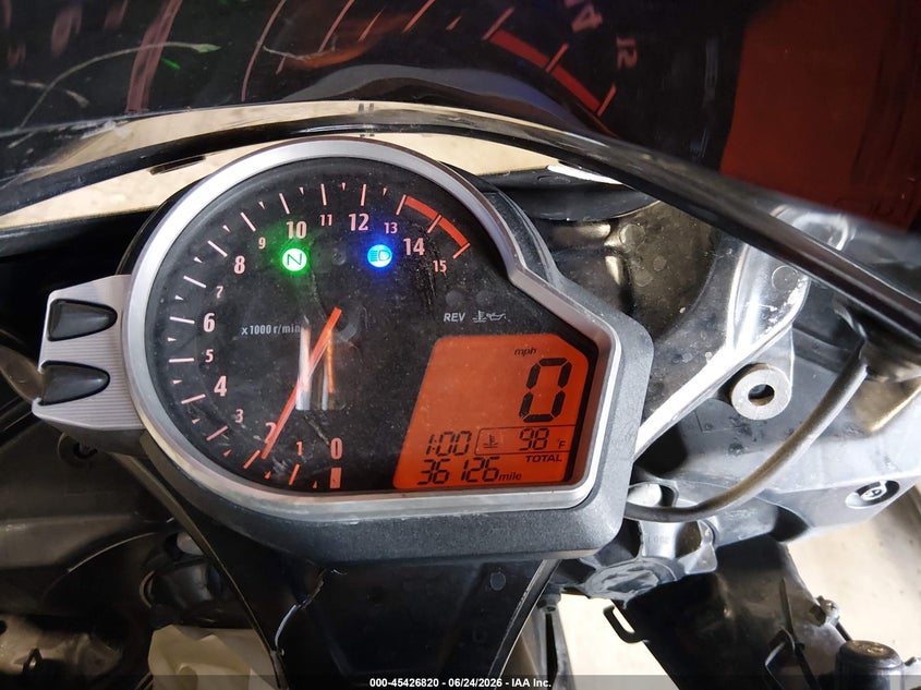 2008 Honda Cbr1000 Rr VIN: JH2SC59088M001490 Lot: 45426820