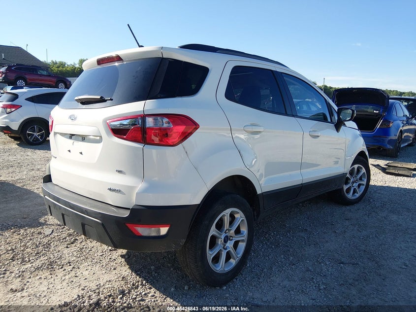 VIN MAJ6S3GL4NC460294 2022 FORD ECOSPORT SE