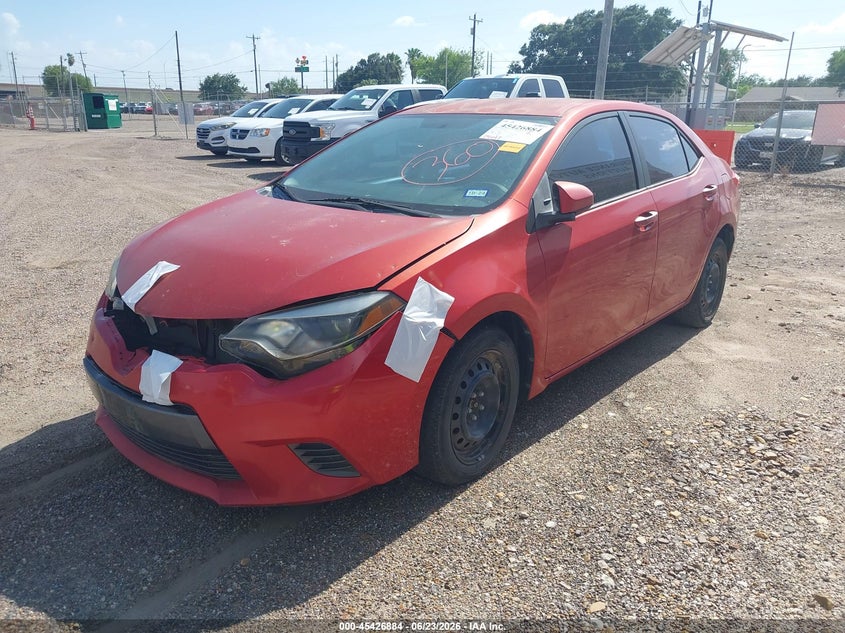 2016 Toyota Corolla Le 5YFBURHE4GP406137 photo 1