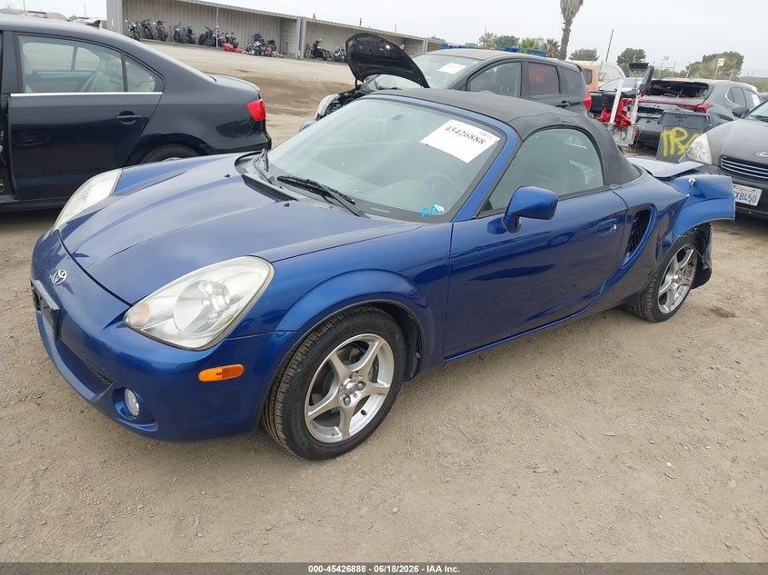 2004 TOYOTA MR2 CABRIO 1.8L I-4 DOHC, VVT, 138HP