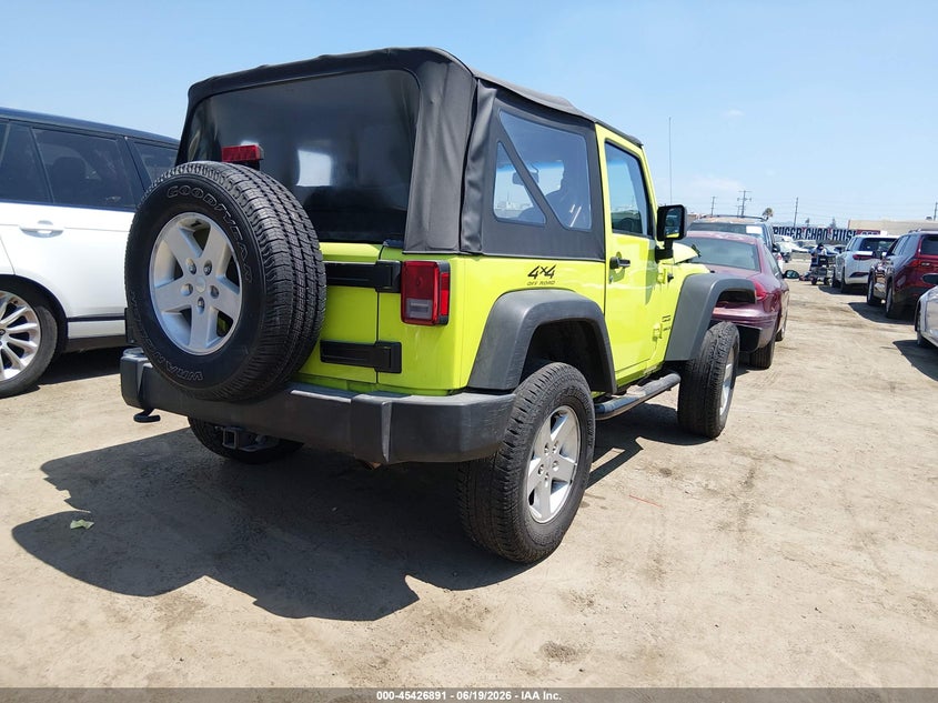 2016 JEEP WRANGLER auction photo 4