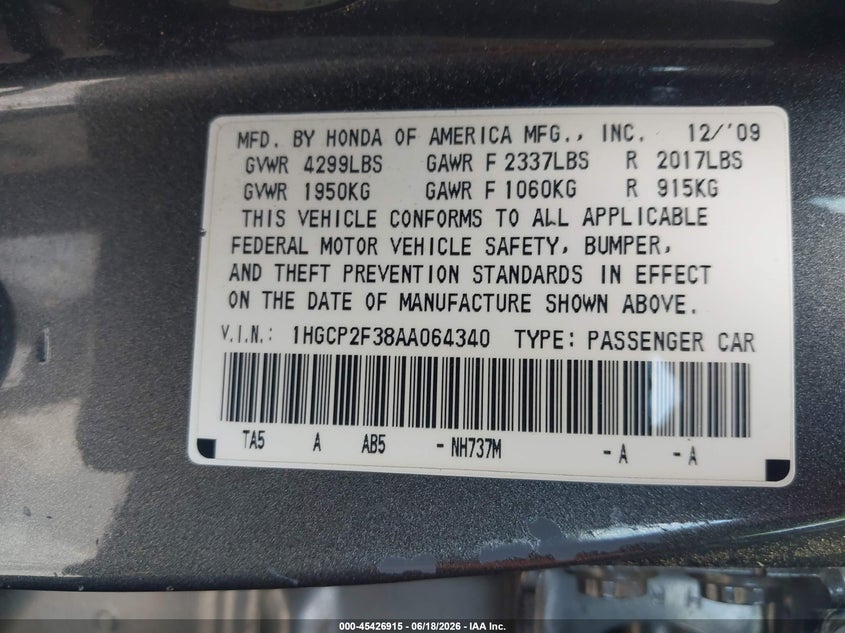 AtlanticExpress - Honda Accord