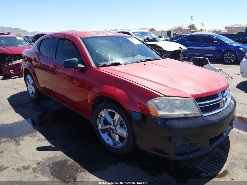 Vin: 1c3cdzab6dn530900, lot: 45924979, dodge avenger se 2013 img_1