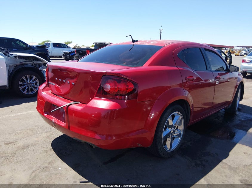 Vin: 1c3cdzab6dn530900, lot: 45924979, dodge avenger se 20134
