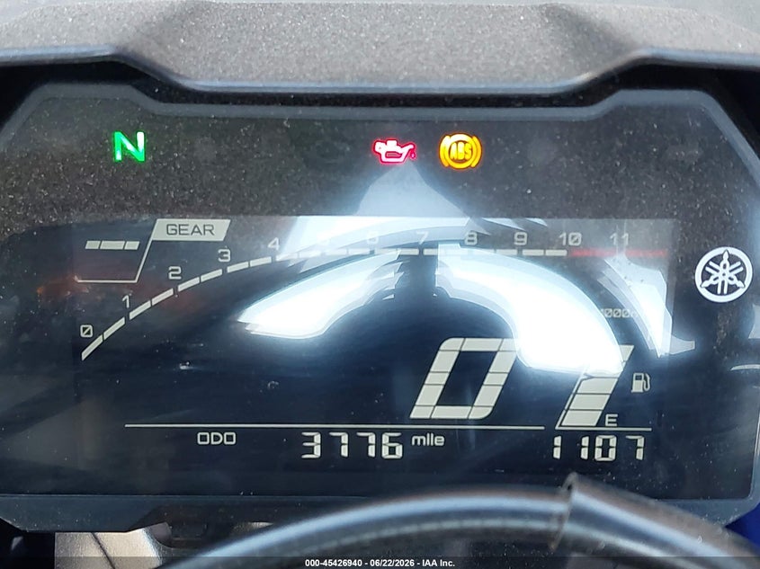 2022 Yamaha Yzfr7 VIN: JYARM38Y5NA000659 Lot: 45426940