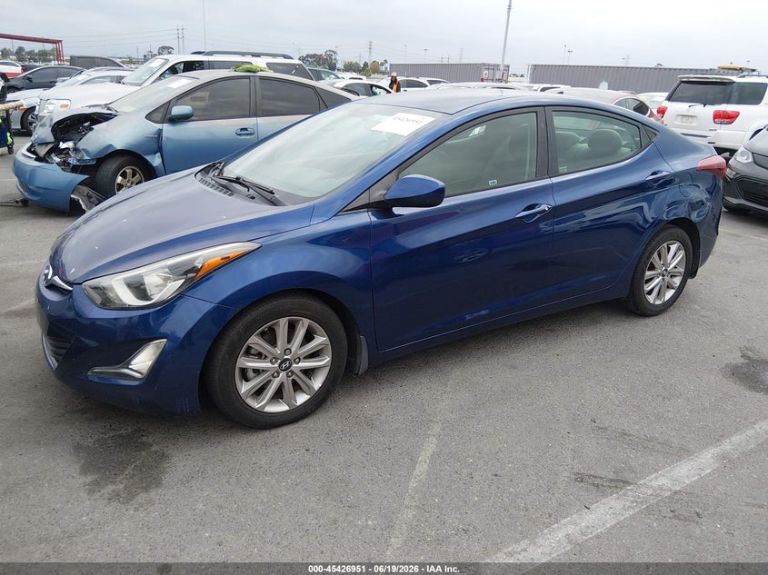 2016 Hyundai Elantra Se 5NPDH4AE2GH688933 photo 1