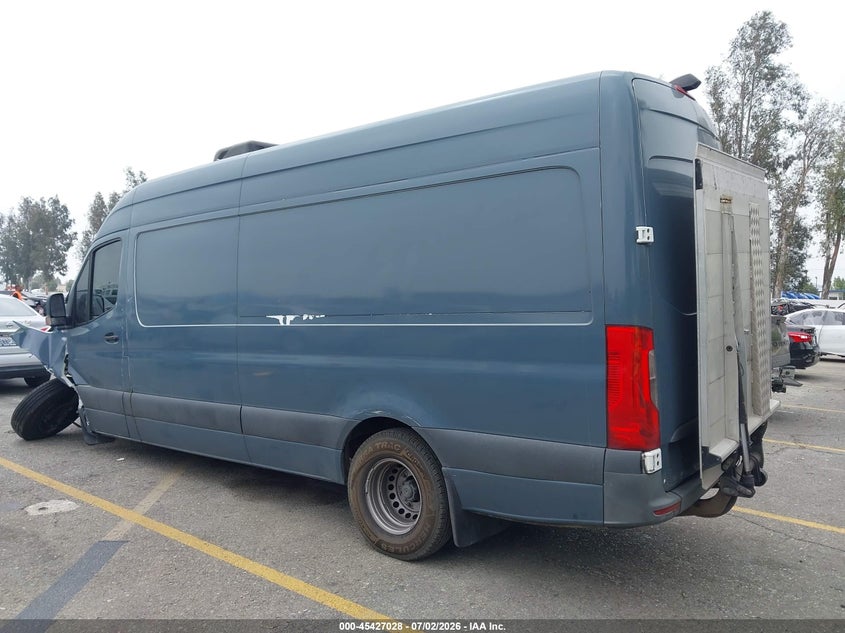 Vin: wd4pf1cd0kp156606, lot: 45925083, mercedes-benz sprinter 3500 high roof v6 20193