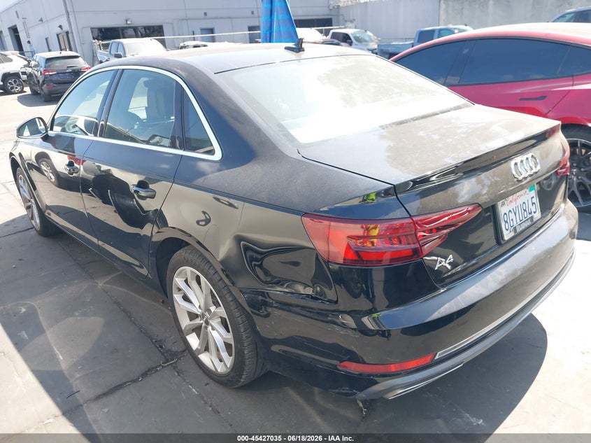 Vin: waugmaf49kn001511, lot: 45925090, audi a4 40 premium/40 titanium premium 20193